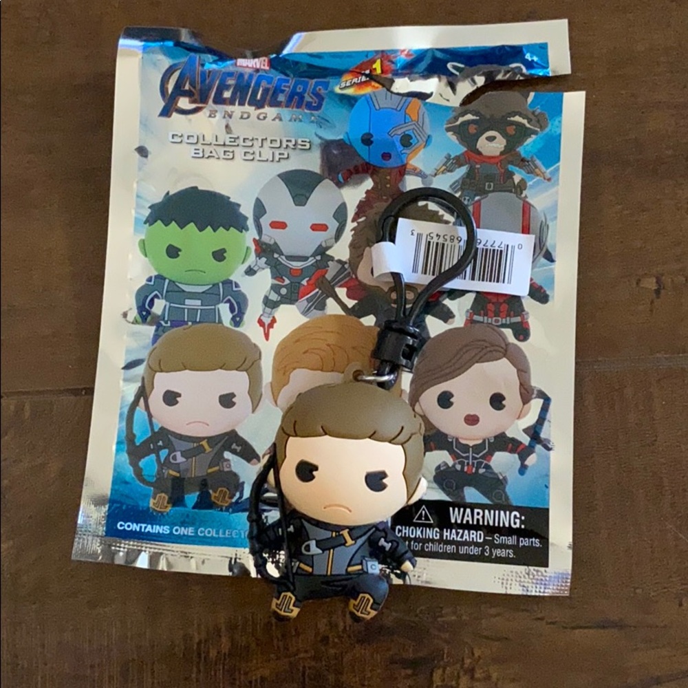 Hawkeye Avengers Endgame Figural Bag Clip